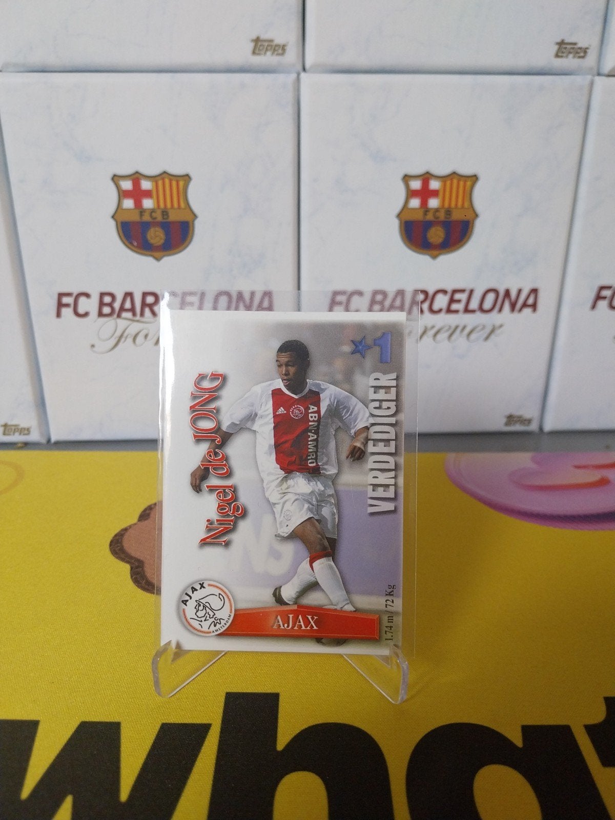 Nigel de Jong All Stars 2003-2004, Verzamelen, Speelkaarten, Jokers en Kwartetten, Ophalen of Verzenden, Zo goed als nieuw, Kwartet(ten)