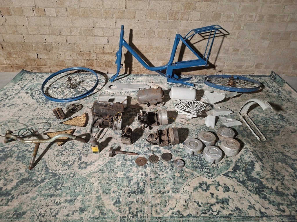 Flandria Claeys rolaandrijver oldtimer brommer hulp motor, Fietsen en Brommers, Ophalen, Gebruikt, Overige typen, Overige merken