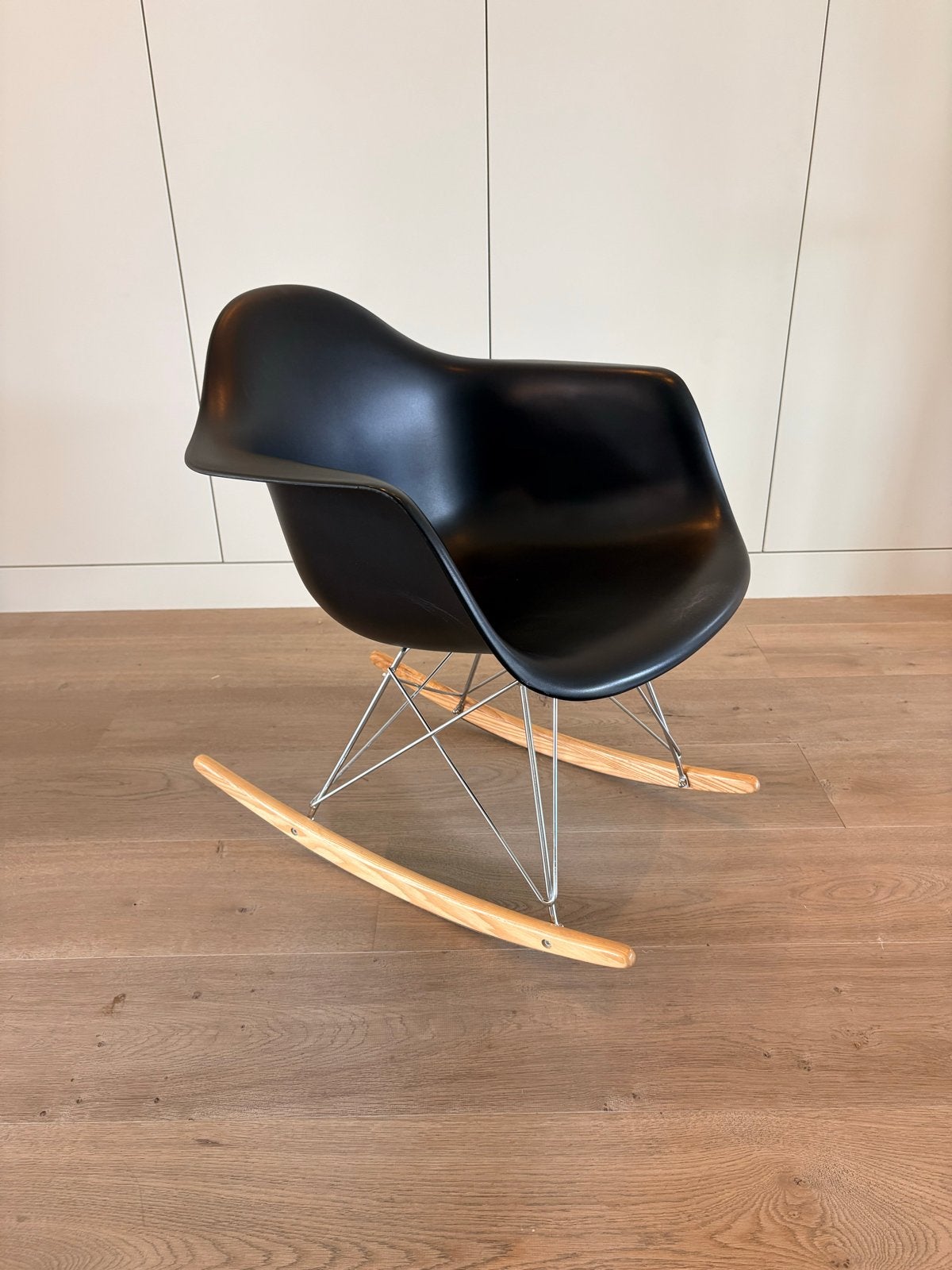 Vitra Eames RAR schommelstoel replica, Kunststof, Gebruikt, Zwart, Ophalen of Verzenden