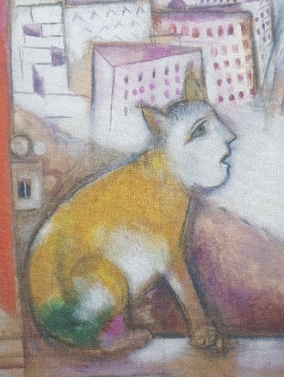 Marc Chagall print op canvas Psrij op, Ophalen of Verzenden