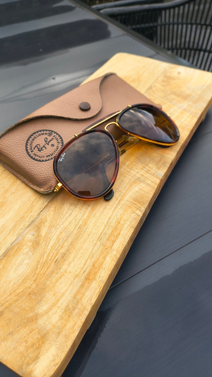 Zeldzame vintage Ray-Ban B&L USA Road Spirit Tortuga 62-14, Sieraden, Tassen en Uiterlijk, Ophalen of Verzenden, Nvt, Nvt, Ray-Ban