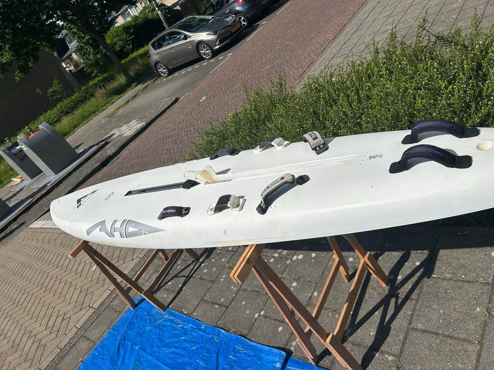 AHD Raceboard 380cm - Wereldkampioen plank, Gebruikt, 300 cm of meer, Met vin(nen), Plank