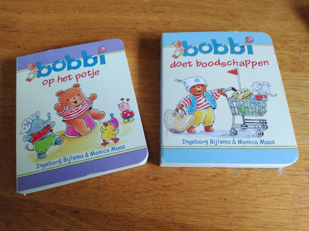 Bobbi op het potje & Bobbi doet boodschappen, Ophalen of Verzenden, Gelezen, Ingeborg Bijlsma & Monica Maas, 3 tot 4 jaar