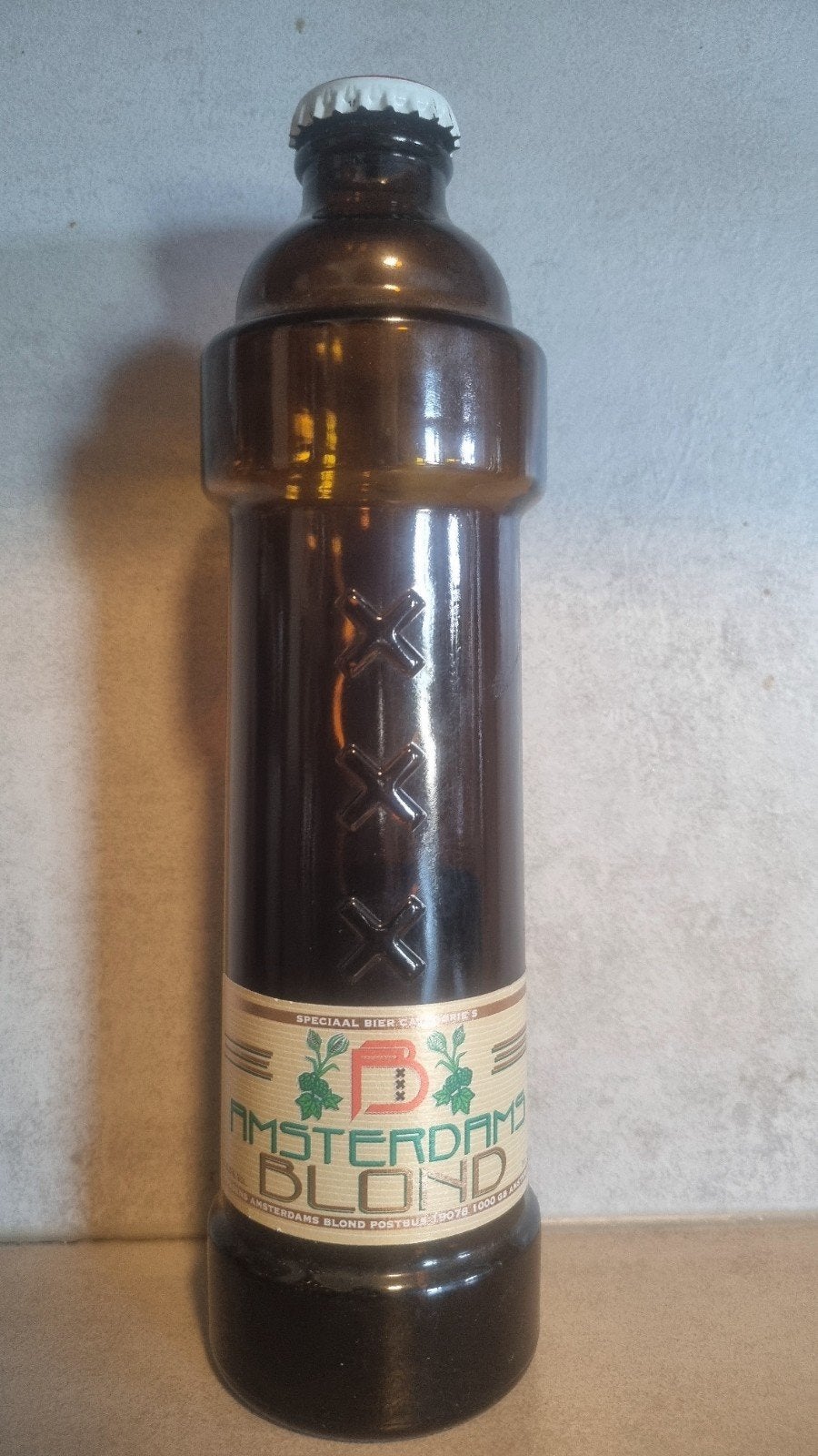 LEEG: Thyssens Amsterdam Blond '04, Verzamelen, Biermerken, Ophalen of Verzenden, Gebruikt, Flesje(s), Overige merken