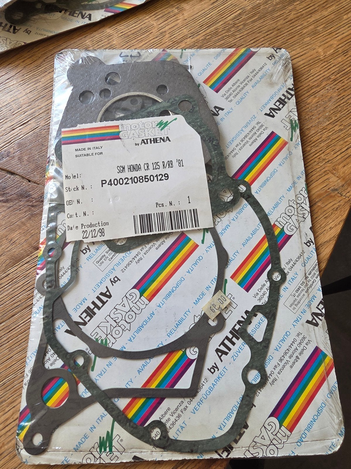 Honda CR 125 1981 Athena pakkingset, Ophalen of Verzenden, -, -, -
