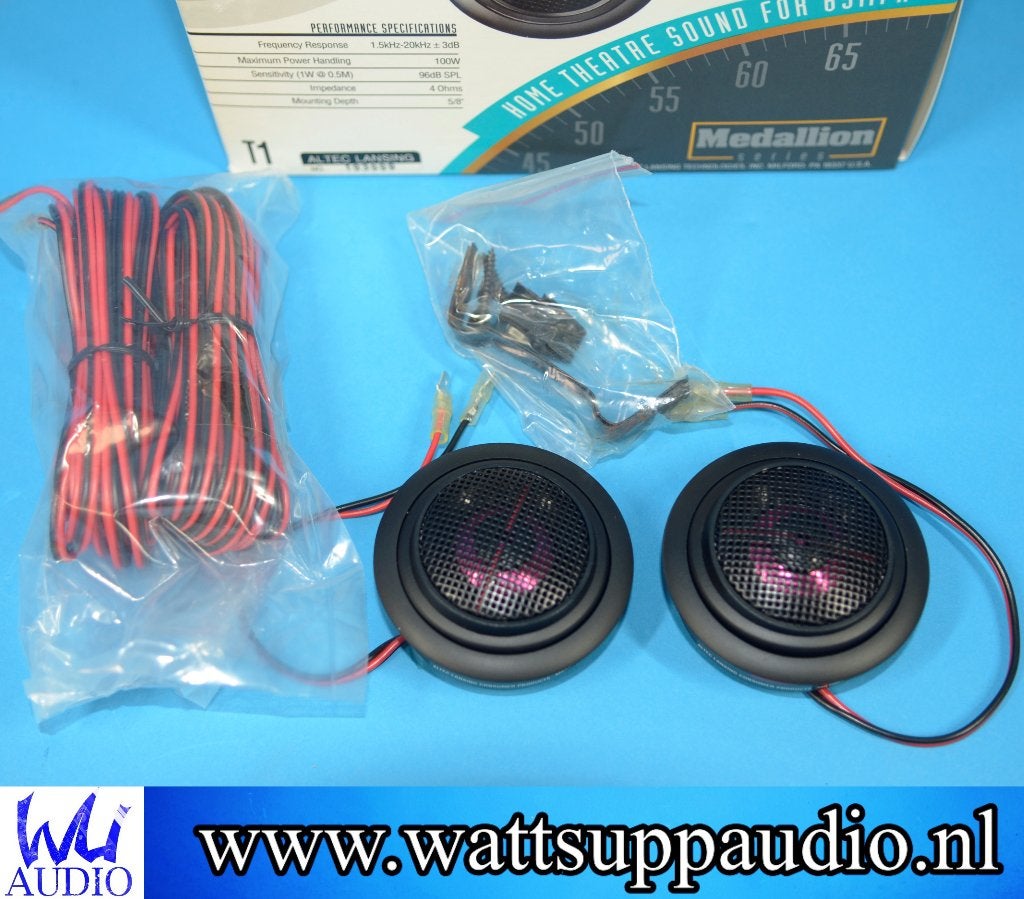 ALTEC LANSING T1 Medallion Tweeters / USA Made, Nieuw, Alteclansing, Ophalen of Verzenden, Support@alteclansing.com