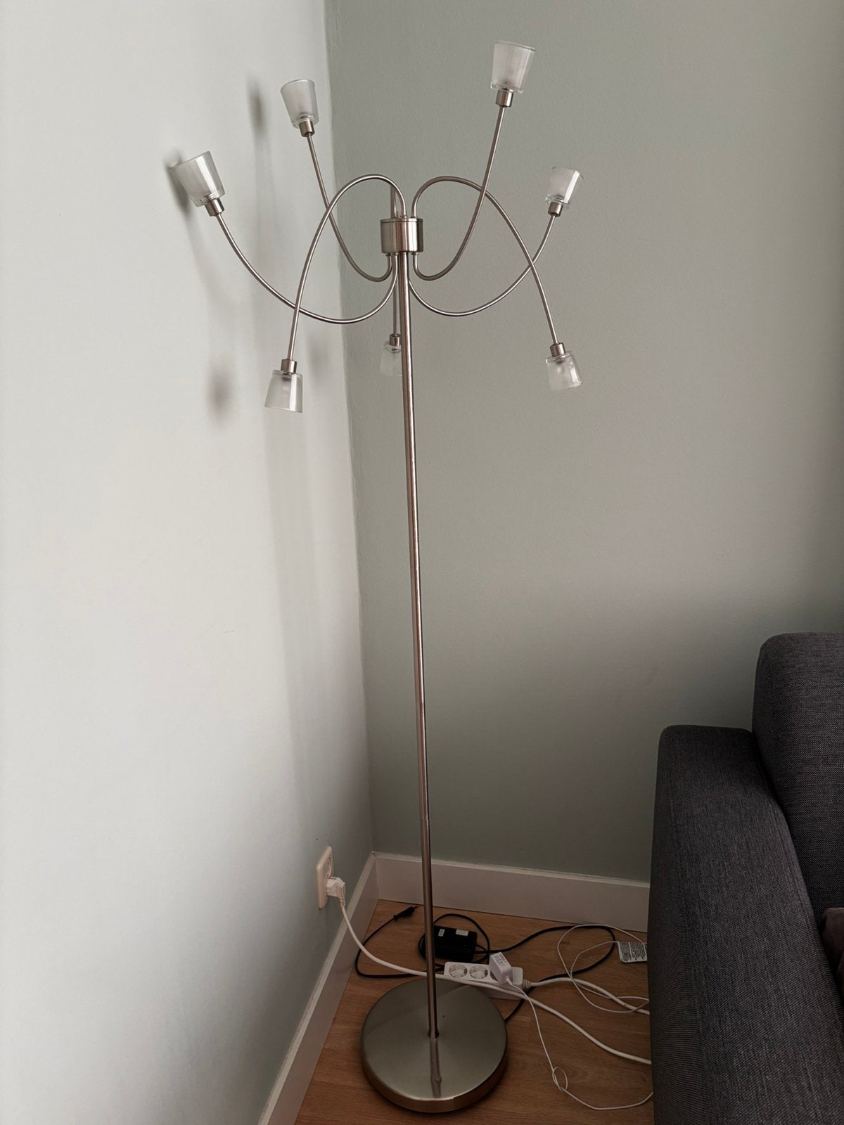 Kryssbo staande lamp, Ophalen, Zo goed als nieuw, 150 tot 200 cm