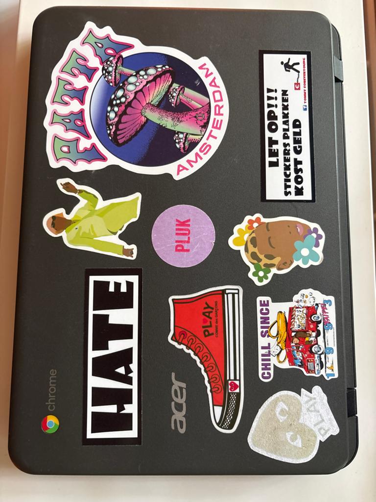 Acer Chromebook - Gebruikt met stickers, Computers en Software, Windows Laptops, Gebruikt, 11 inch, Minder dan 2 Ghz, Qwerty, Ophalen