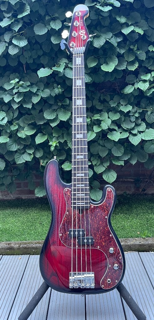 Maruszczyk Jake 5p Red Burst, Ophalen of Verzenden, Zo goed als nieuw, Elektrisch, 5-snarig