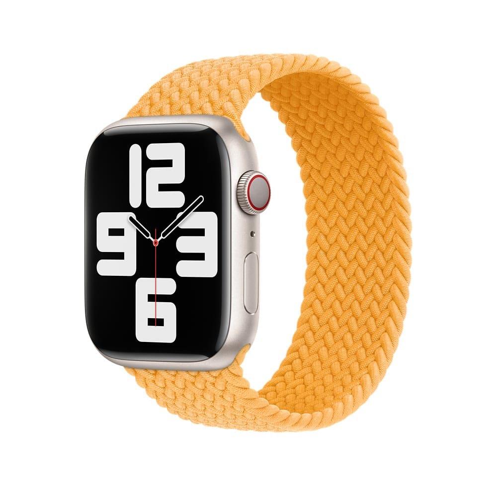 Apple Watch Braided Solo Maize (Size 3, 4, 5, 7 & 8), Bandje, Apple, Nieuw, Apple