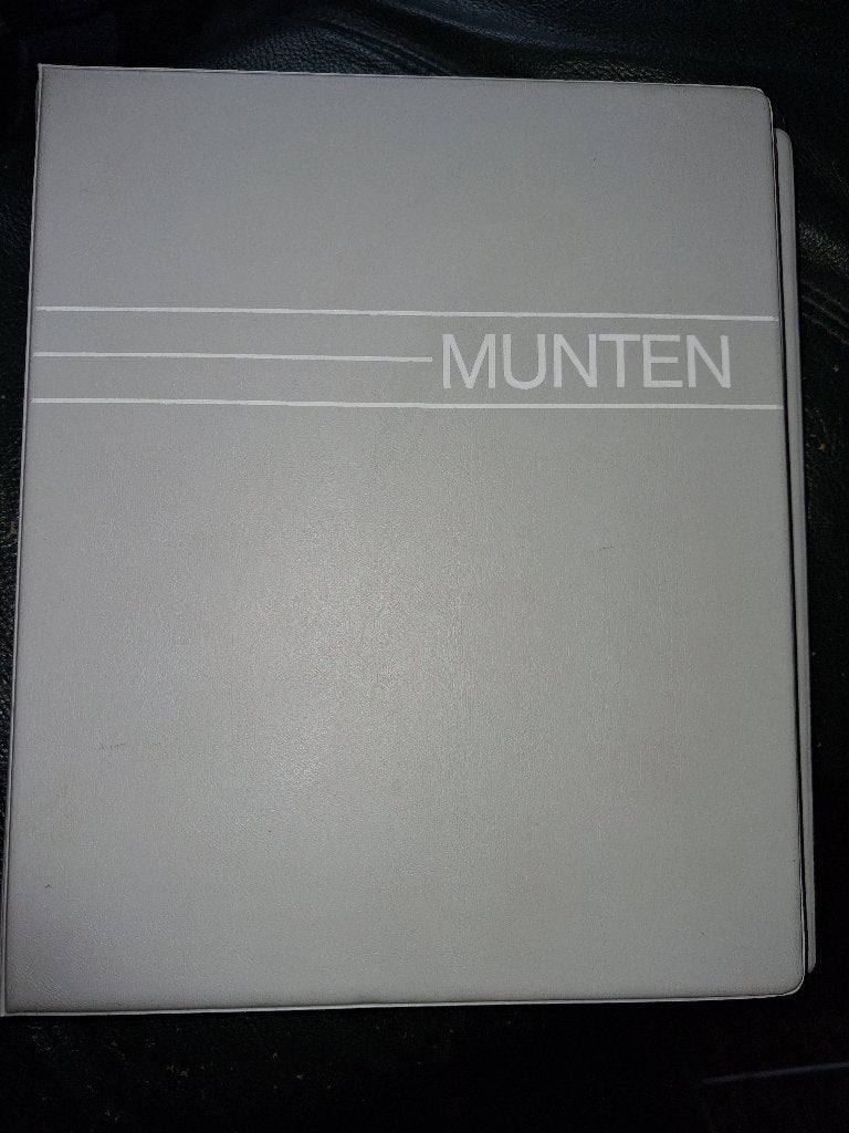 Vintage muntalbum – 13 bladen met muntvakjes, Ophalen of Verzenden, Gebruikt