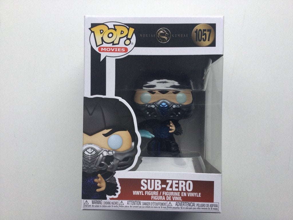 Funko Pop Movies Mortal Kombat Sub-Zero 1057 Sammlerfigur, Ophalen of Verzenden, Zo goed als nieuw