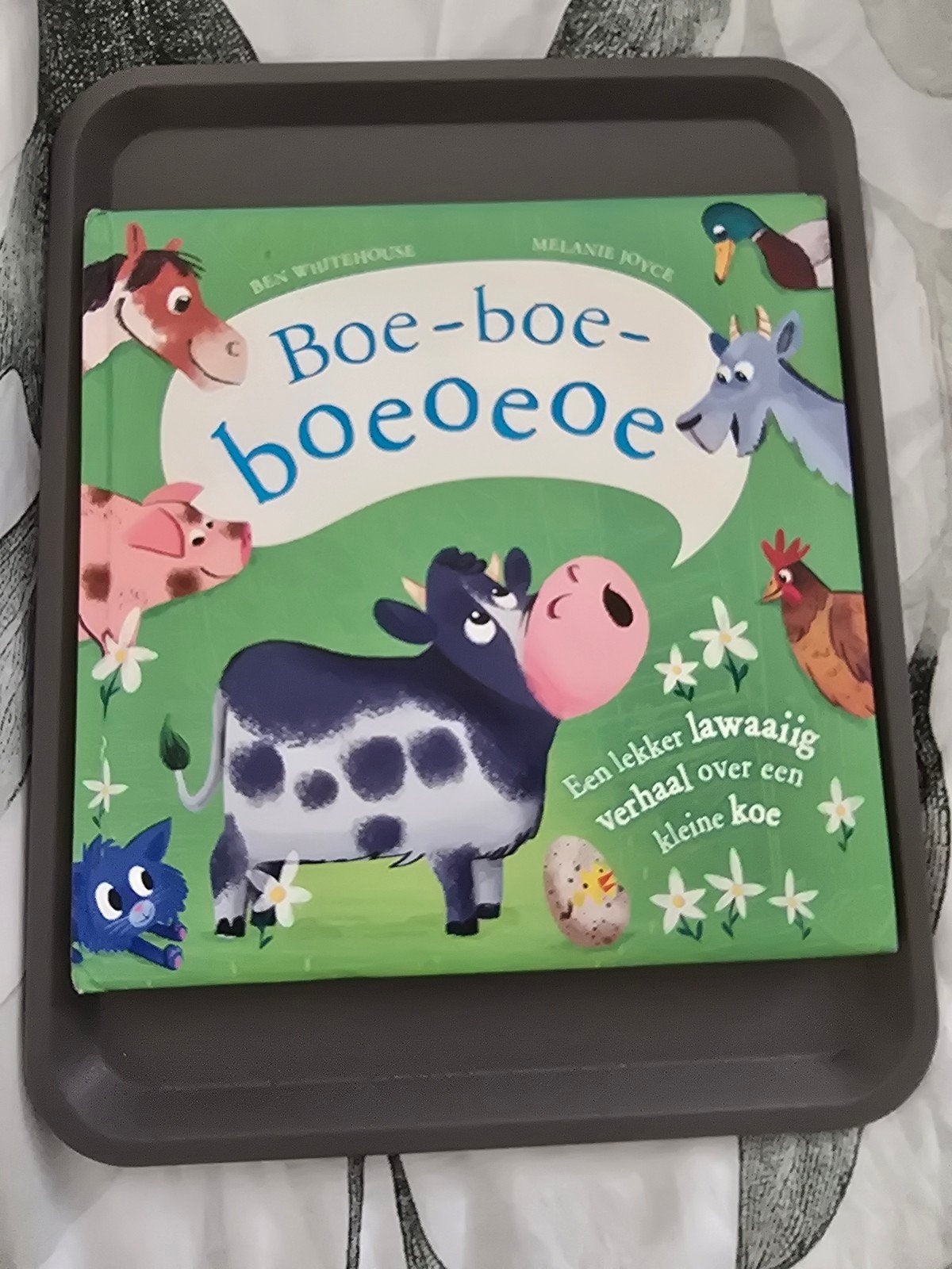 Melanie Joyce - Boe-boe-boeoeoe, Boeken, Kinderboeken | Jeugd | onder 10 jaar, Gelezen, Fictie algemeen, Melanie Joyce, Ophalen of Verzenden