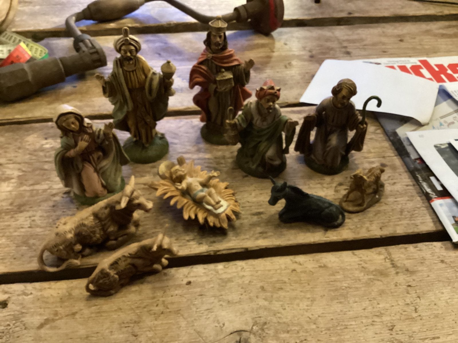 Kerststal figuren, Diversen, Ophalen of Verzenden, Zo goed als nieuw