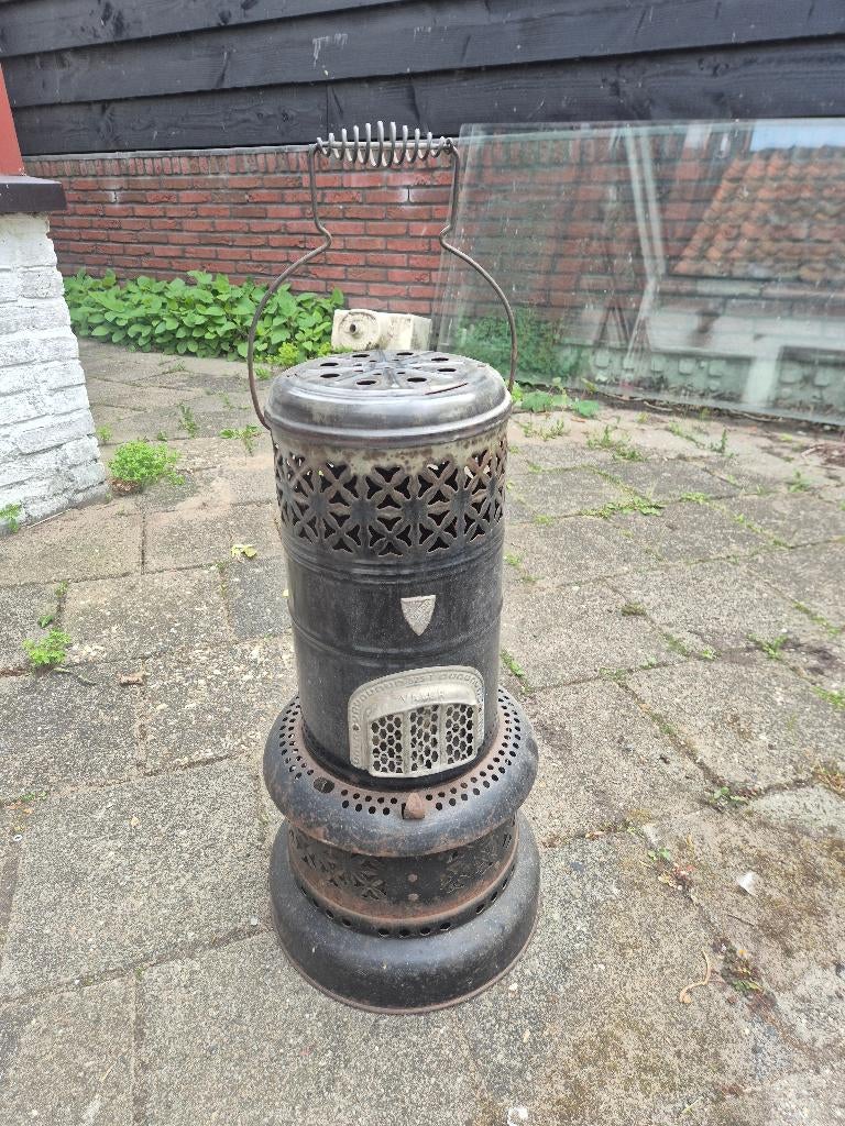 Vintage petroleumkachel ter decoratie, Antiek en Kunst, Ophalen
