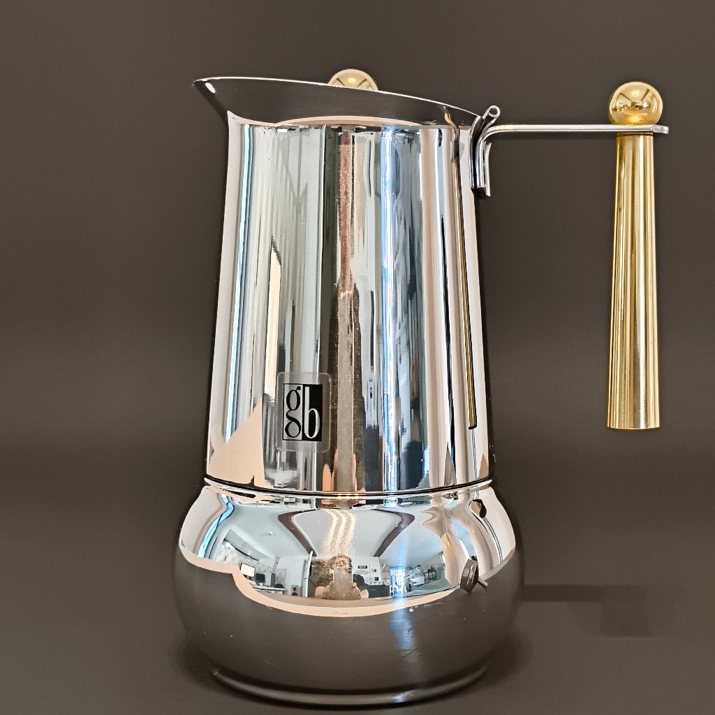 Vintage Guido Bergna Kitty Oro - 6 Kops percolator espresso, Overige merken, Overige typen, Vintage, Ophalen of Verzenden