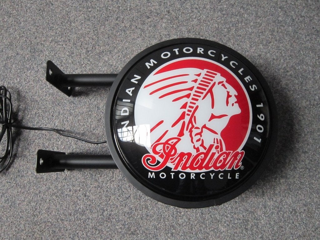 INDIAN MOTOR LED LICHTRECLAME, Ophalen, Nieuw, Lichtbak of (neon) lamp