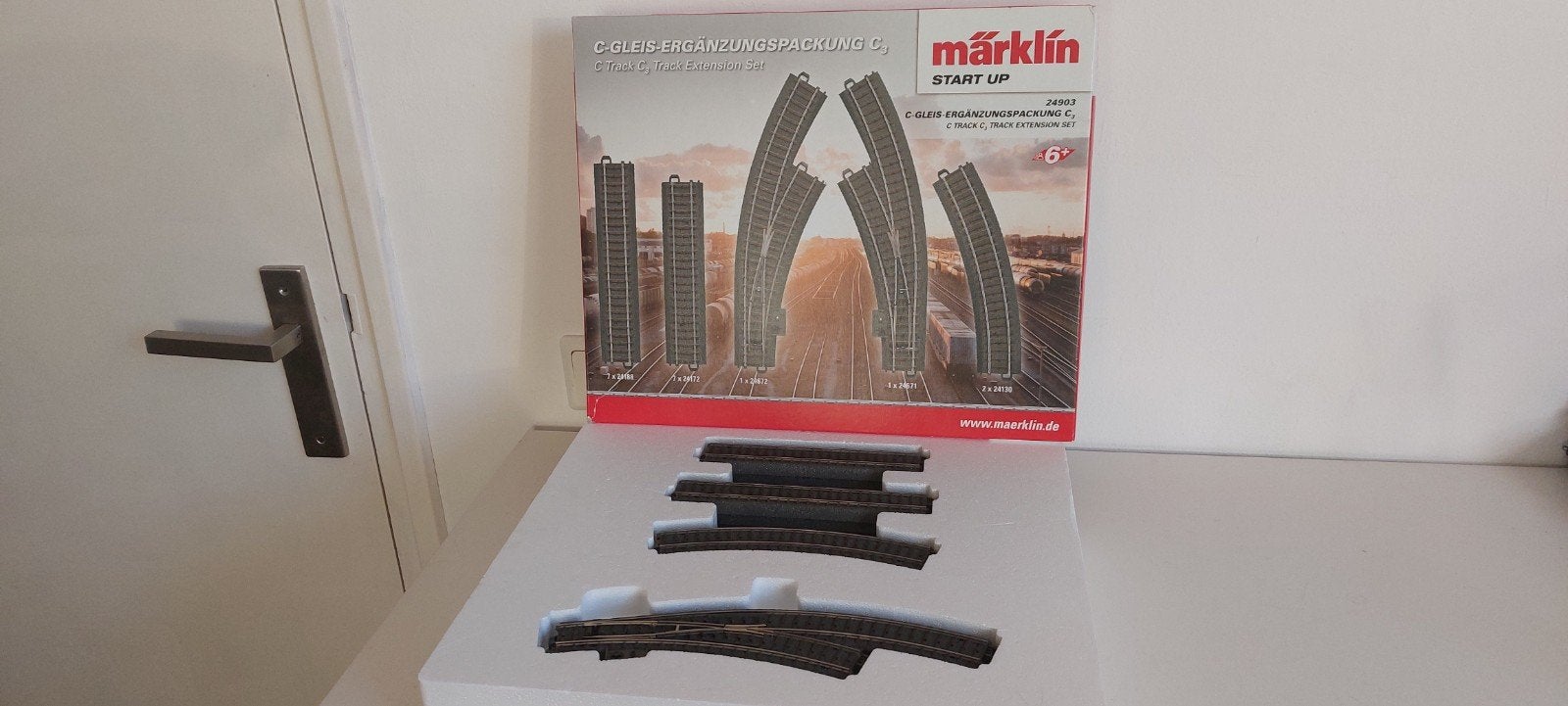 Märklin C Rails Pakket 24903, Wisselstroom, Rails, Ophalen of Verzenden, Zo goed als nieuw