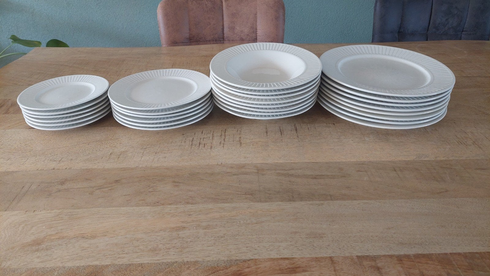 Wit servies, Ophalen, Gebruikt, Bord(en), Overige stijlen