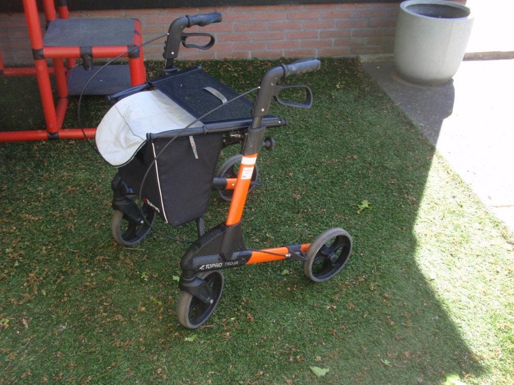 Topro Troja rollator, Ophalen, Opvouwbaar