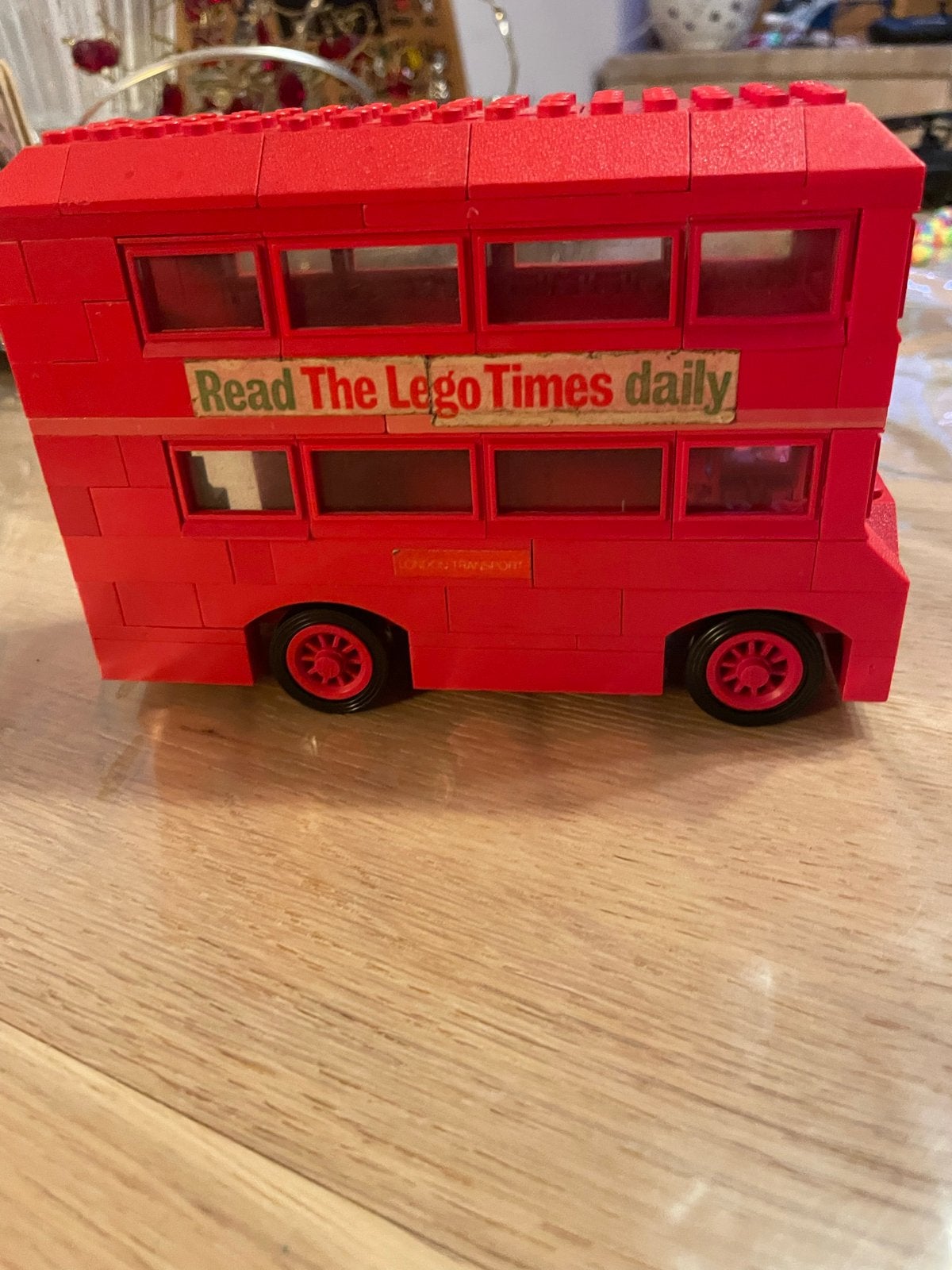 Vintage LEGO London Dubbeldekker Bus, Verzenden, Gebruikt, Overige merken