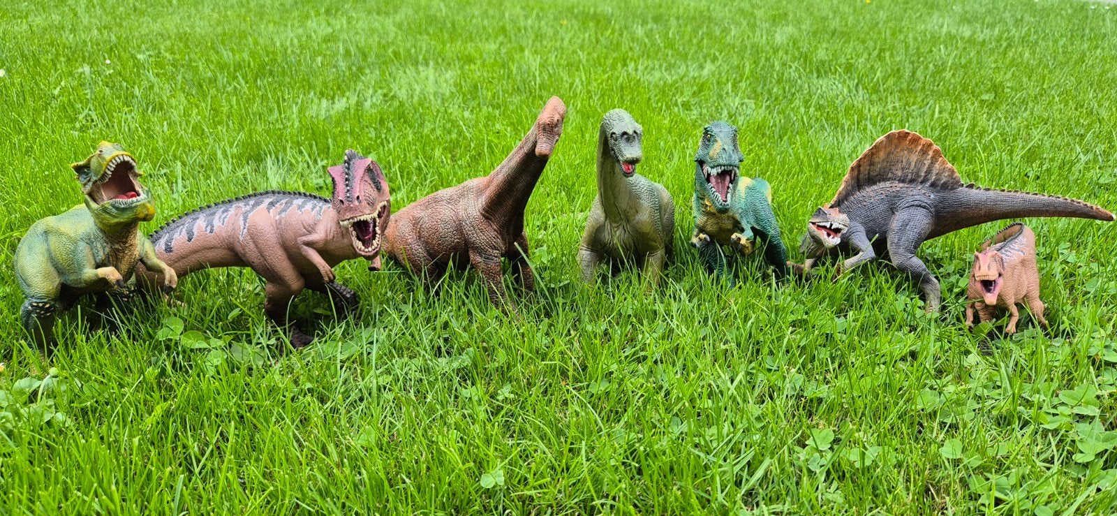 7 originele Schleich Dinosaurussen diverse soorten, Ophalen of Verzenden, Zo goed als nieuw, Jongen of Meisje
