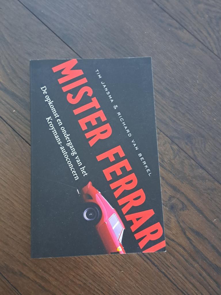 Boek Tim Jansma - Mister Ferrari Frits Kroymans, Ophalen of Verzenden, Zo goed als nieuw, Tim Jansma; Richard van Berkel