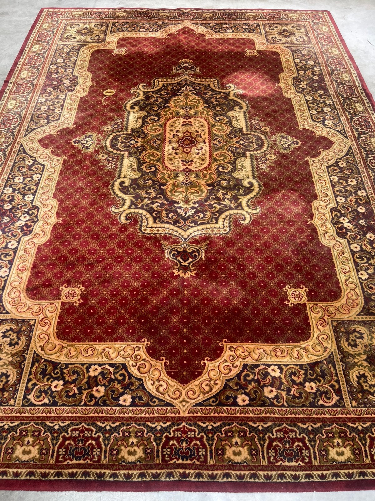 Vintage tapijt 240cm x 338cm kleed Perzisch scheerwol orient, Gebruikt, 200 cm of meer, Ophalen of Verzenden, 200 cm of meer