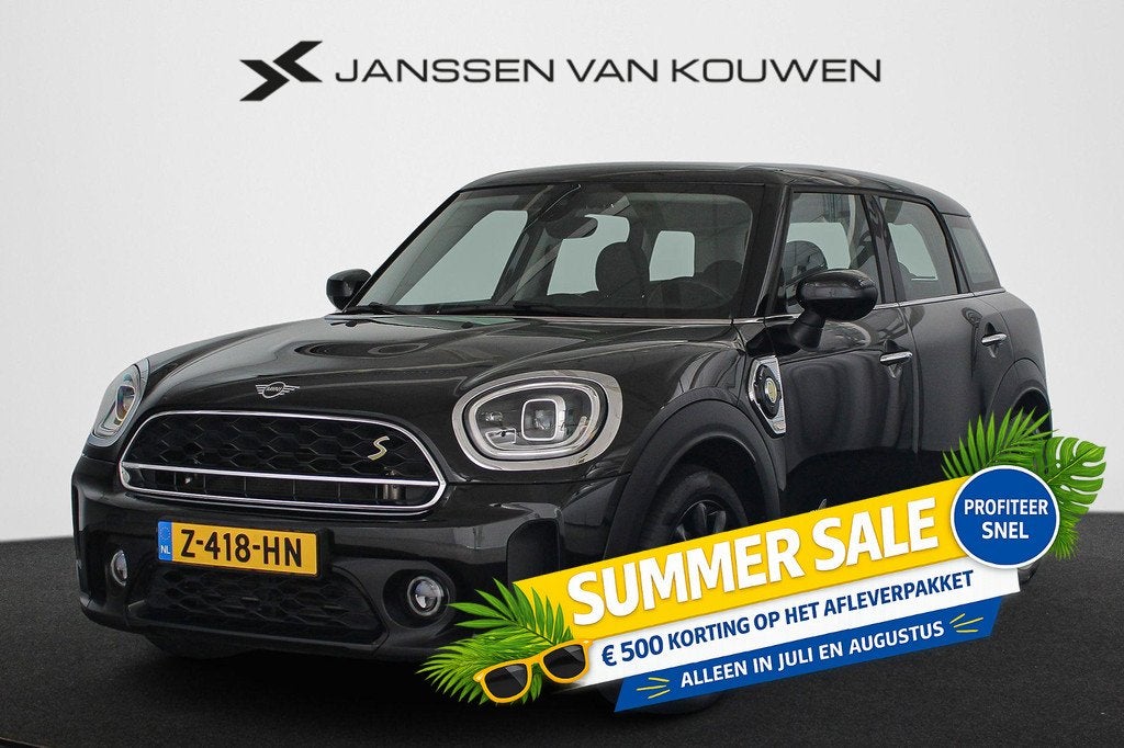 MINI Countryman 1.5 Cooper S E ALL4 Keyless Stoelverwarming, Auto's, Mini, Automaat, Gebruikt, Countryman, Zwart