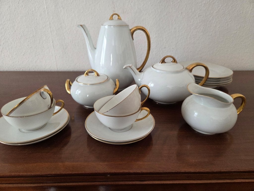 Hutschenreuther porseleinen theeservies, Ophalen of Verzenden