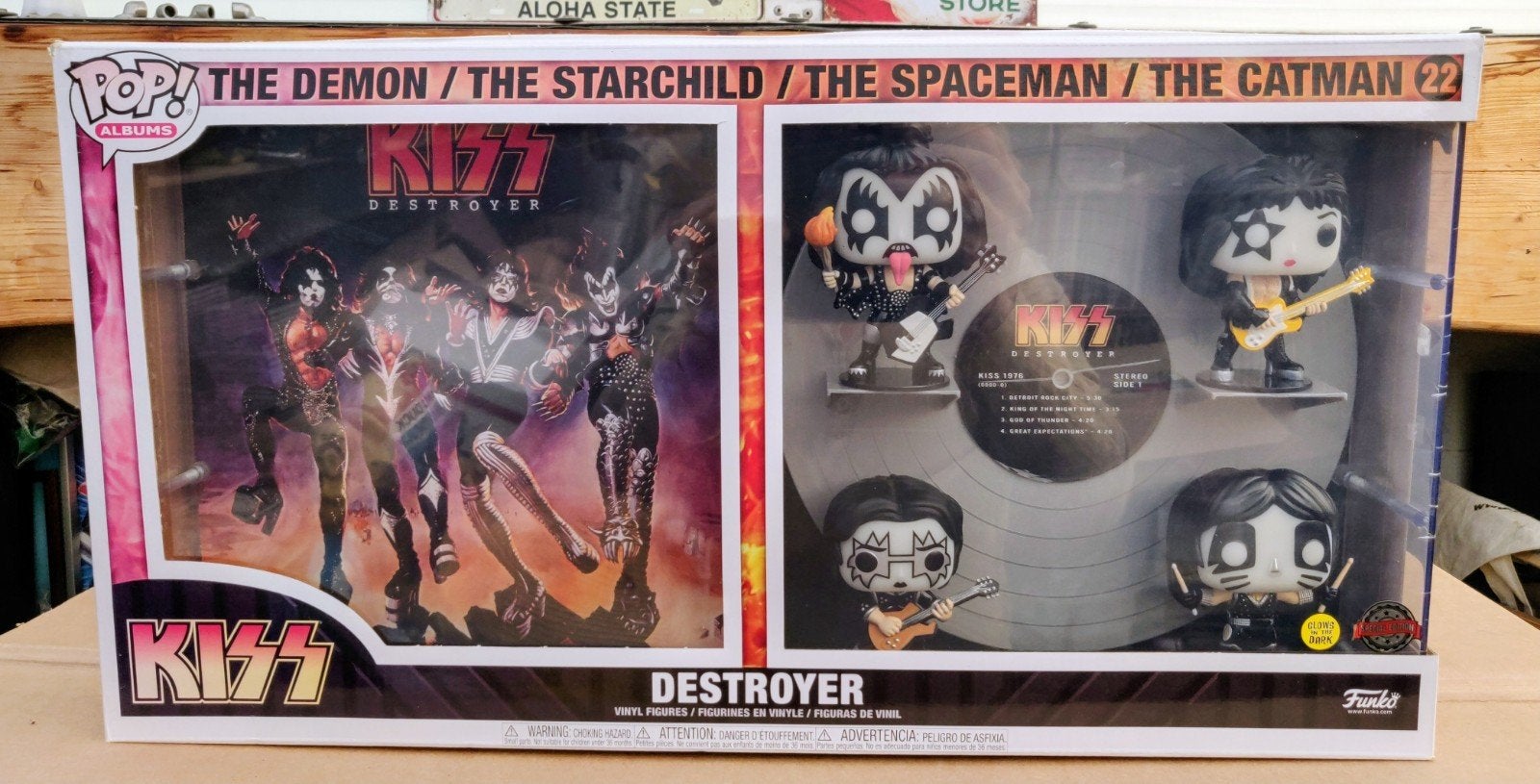 Kiss Funko destroyer set glow in the dark, Ophalen, Pop, Beeldje of Miniatuur