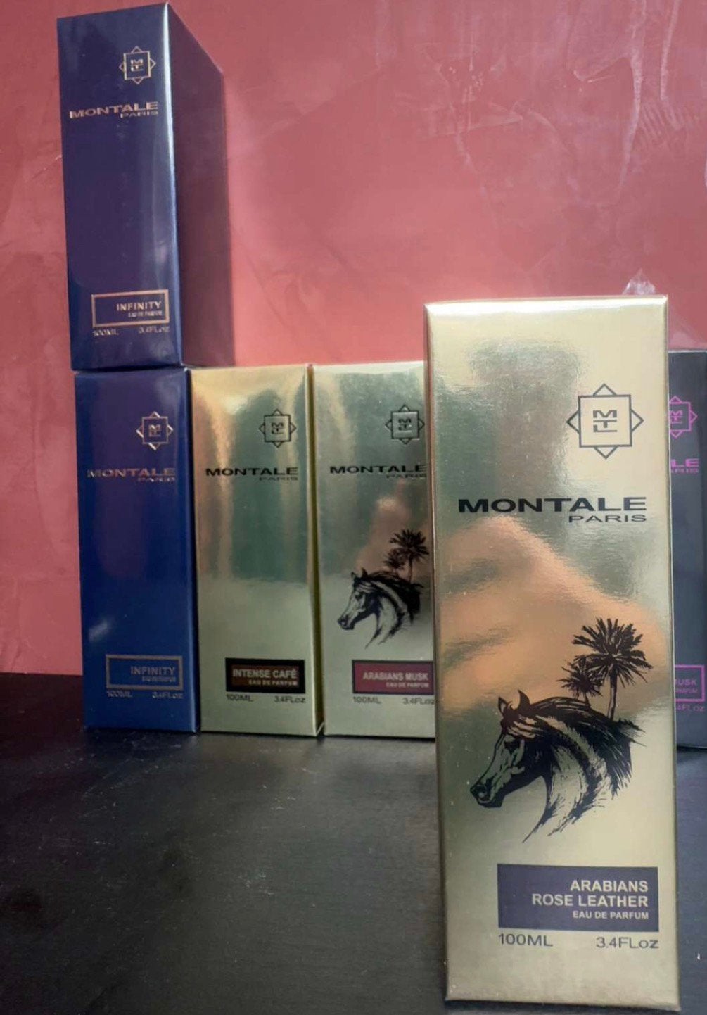 Verschillende montale parfum, Ophalen of Verzenden, Zo goed als nieuw, Miniatuur