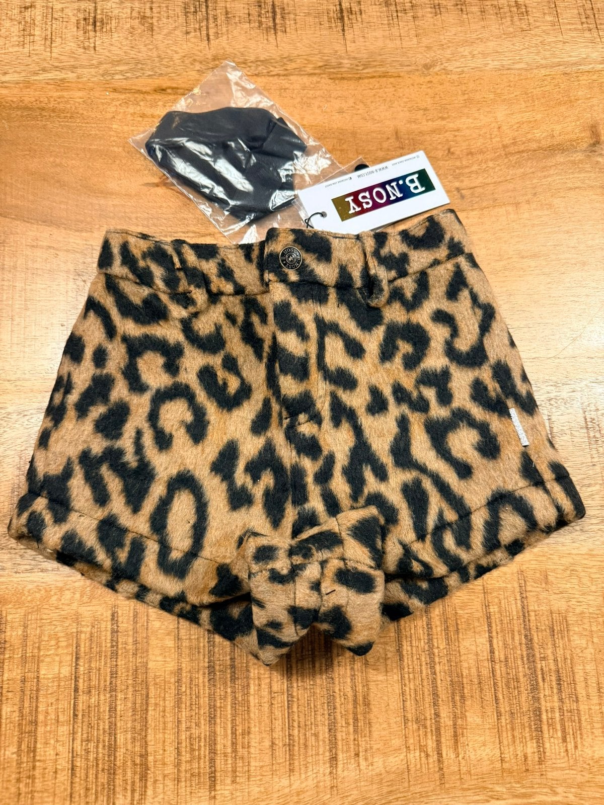 B.nosy fluffy zachte panterprint korte broek maat 110, Kinderen en Baby's, Kinderkleding | Maat 110, Ophalen of Verzenden, Zo goed als nieuw