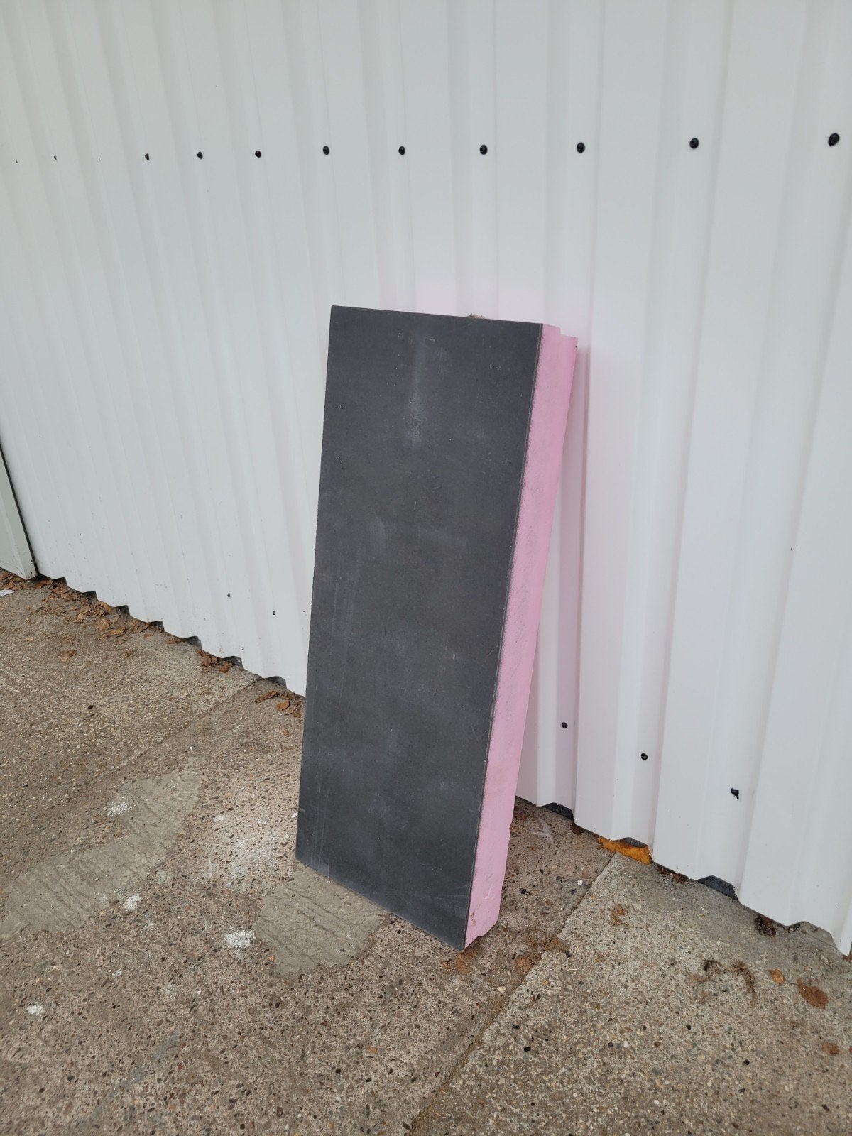 Antraciet kantplank 470x1250mm(14cm XPS +8mm cementplaat), Ophalen, Nieuw, Overige materialen, 100 mm of meer