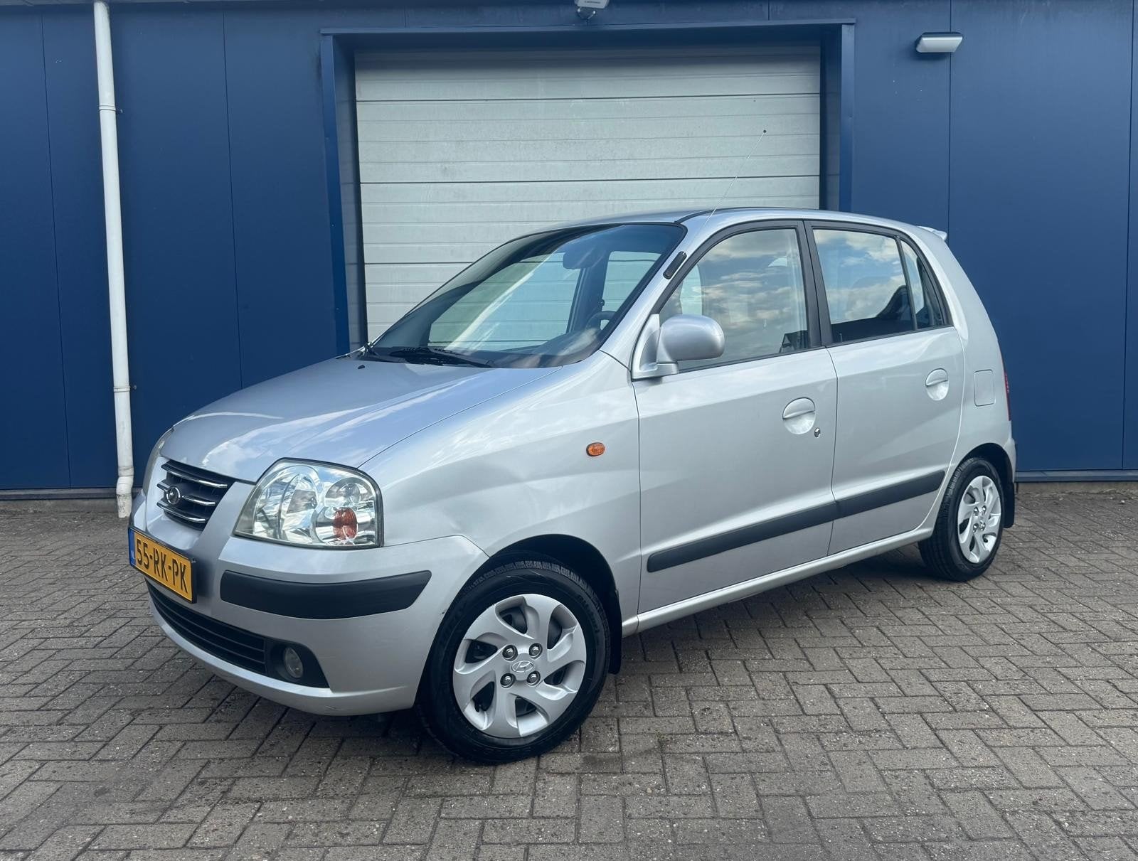 Hyundai Atos 1.1 Automaat! 2005 Grijs/Nwe APK!, Elektrische ramen, 4 cilinders, Origineel Nederlands, Atos