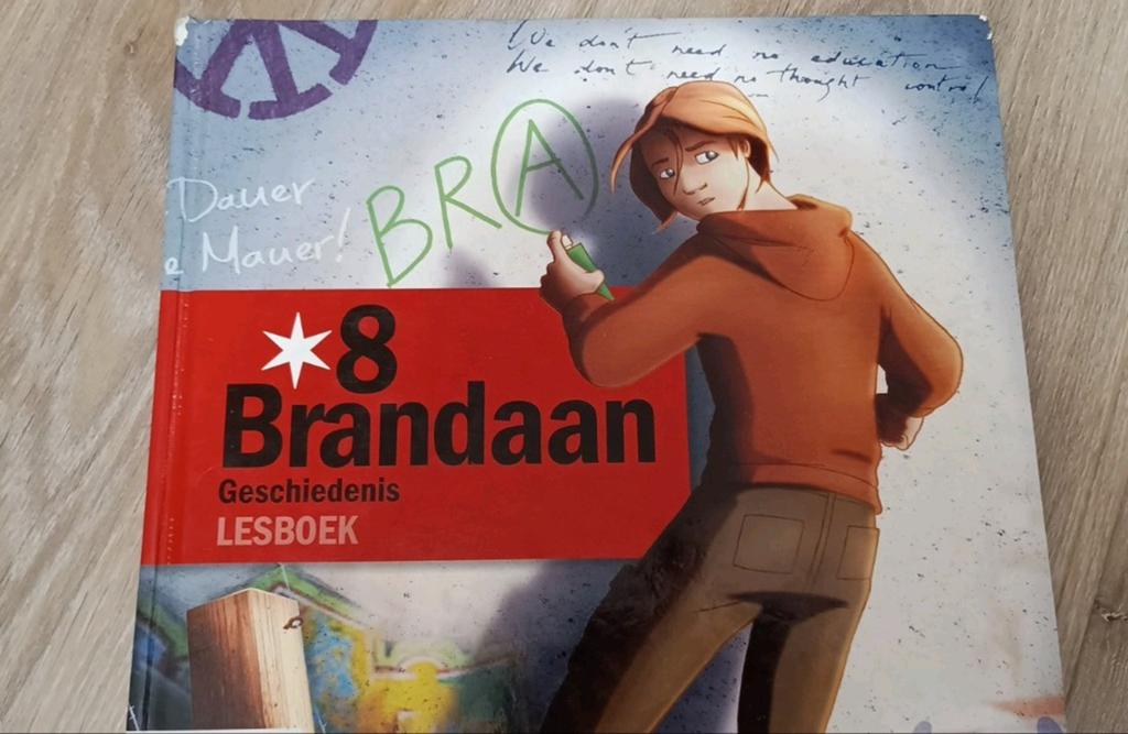 Brandaan geschiedenis lesboek groep 8, Ophalen of Verzenden, Gelezen