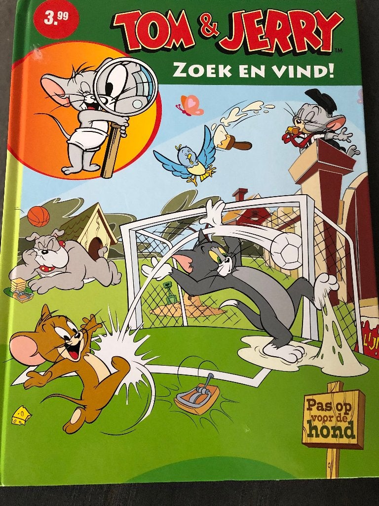 zoekboek Tom en Jerry kinderboek, Boeken, Ophalen of Verzenden, Fictie algemeen