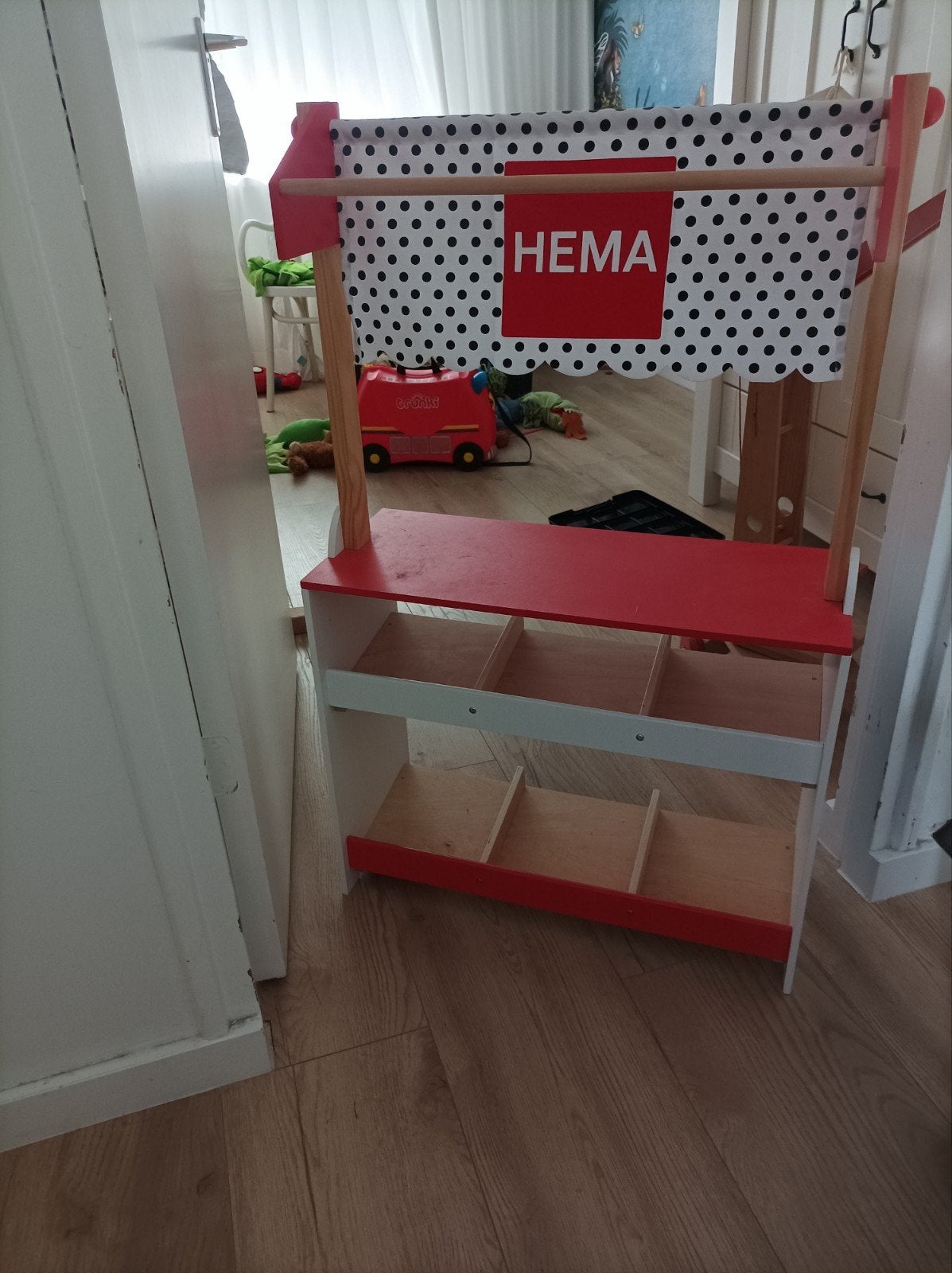 Hema houten marktkraam / winkeltje, Ophalen, Gebruikt, Jongen of Meisje