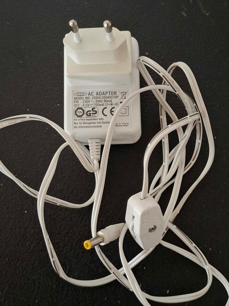 Lemax adapter 4,5 Volt nummer 2 van 2 Kerstdorp, Ophalen of Verzenden, Zo goed als nieuw