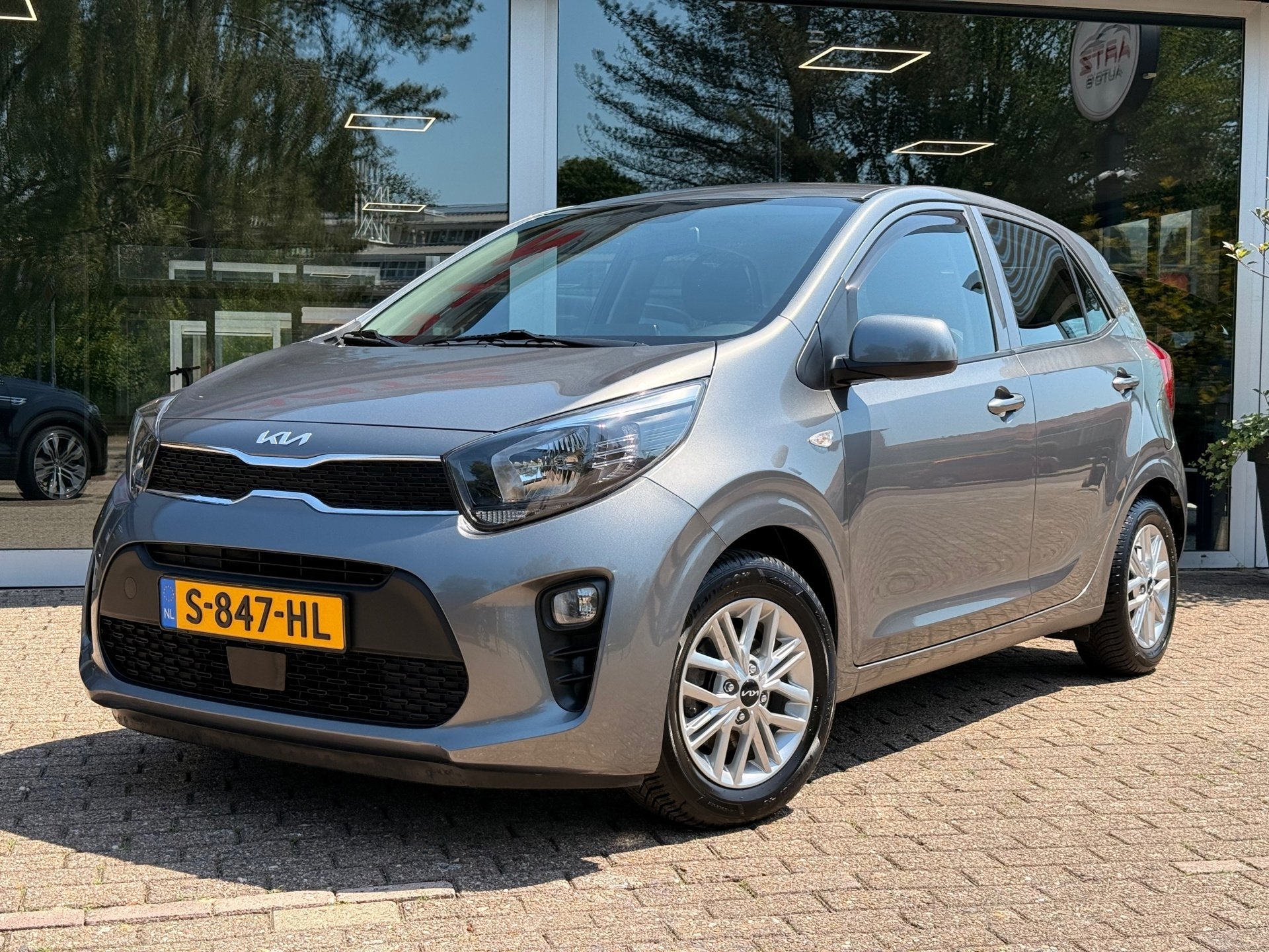 Kia Picanto 1.0 DPi DynamicLine, Auto's, Stof, Gebruikt, 4 stoelen, Origineel Nederlands