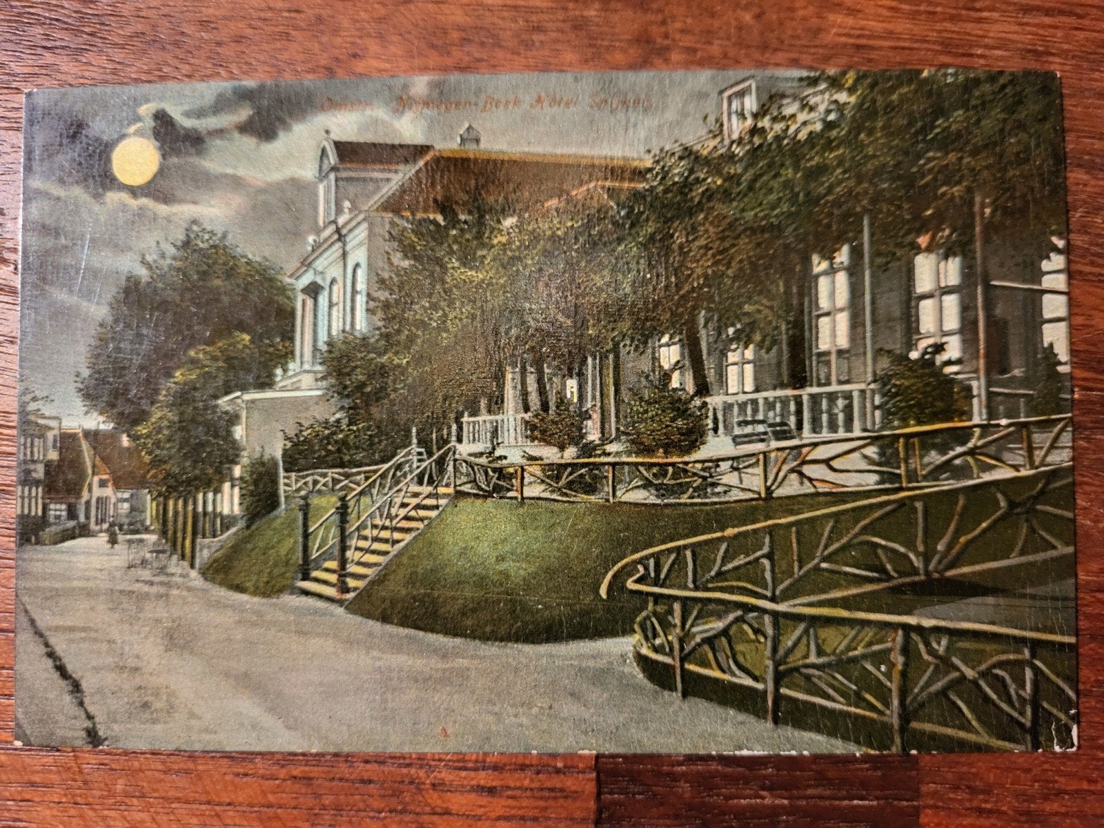 Oude Ansichtkaart: Hotel Spijker Nijmegen-Beek, Ophalen of Verzenden, Voor 1920, Ongelopen, Gelderland