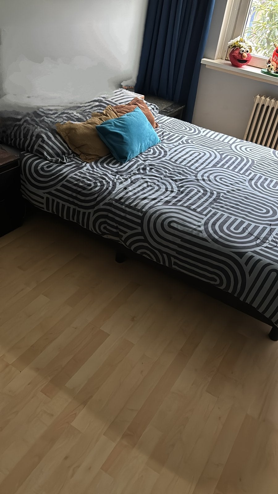 Bed 140x200 (2x70) met matras 140x70, Huis en Inrichting, Slaapkamer | Bedden, Ophalen, Overige materialen, Tweepersoons, 140 cm