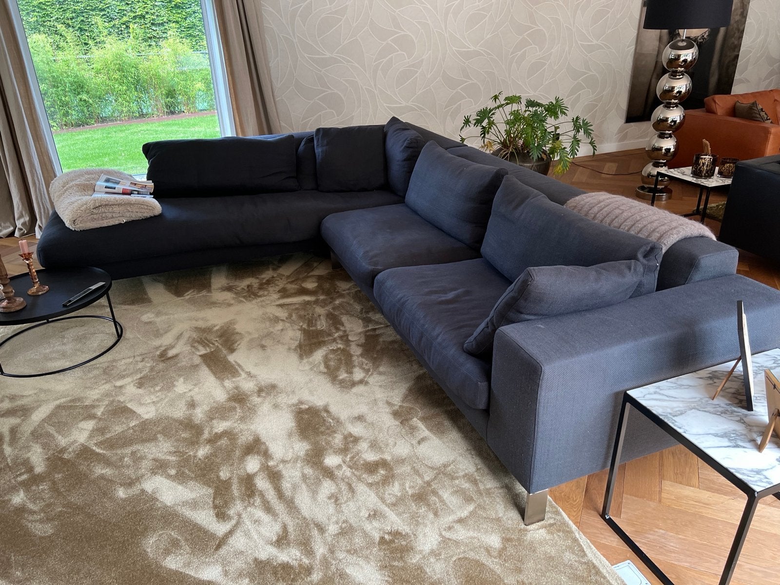Linteloo Mauro Hoekbank - Ruime en Comfortabele Bank, Huis en Inrichting, Banken | Bankstellen, Ophalen, Gebruikt, Hoekbank, 300 cm of meer