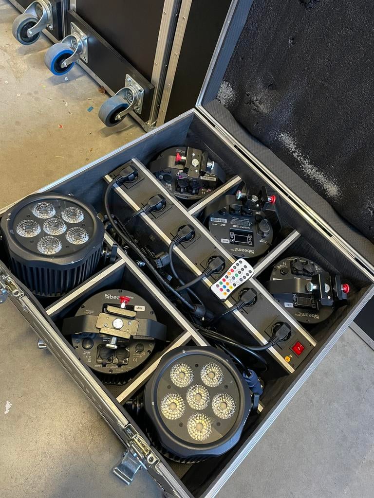 Beamz wbp612ip led par accu, Ophalen, Zo goed als nieuw, Licht