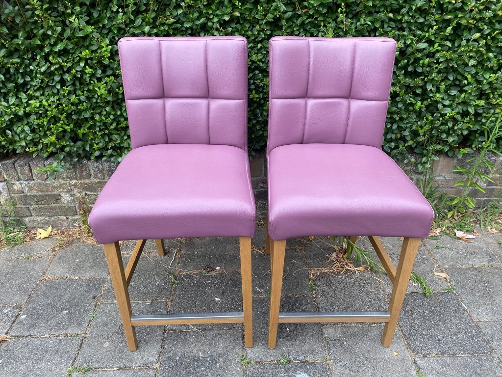 2x High-chair Barkruk van Mobitec, zo goed als nieuw! LEIDEN, Huis en Inrichting, Stoelen, Twee, Overige kleuren, Zo goed als nieuw