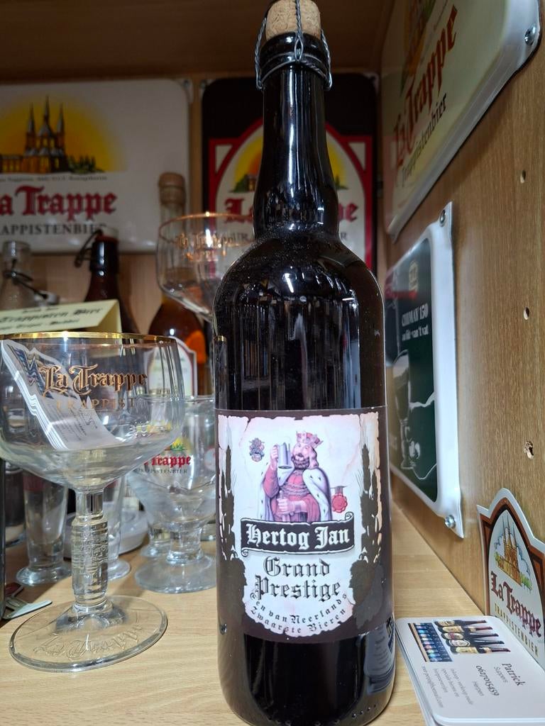 Hertog Jan Grand Prestige bier opdruk 2007, Ophalen of Verzenden, Nieuw, Flesje(s), Hertog Jan
