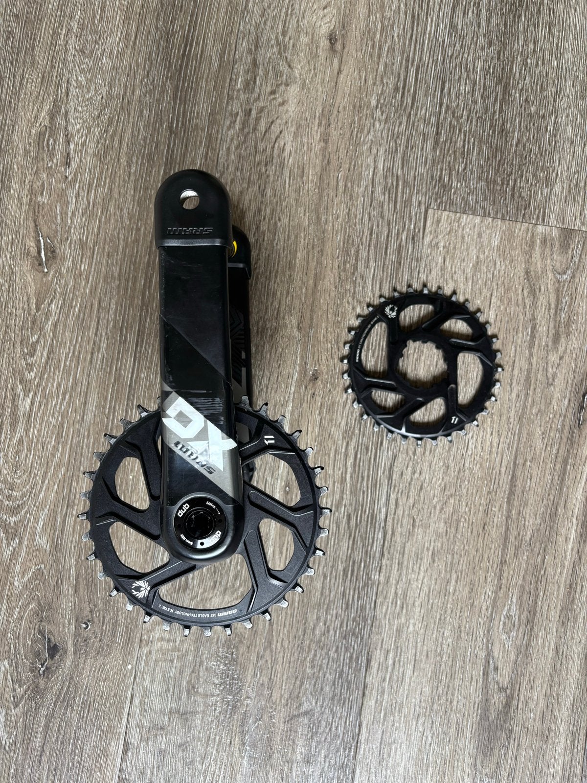 SRAM X0 Crankstel 175mm, Fietsen en Brommers, Fietsonderdelen, Crankstel of Pedalen, Gebruikt, Ophalen of Verzenden, Aluminium