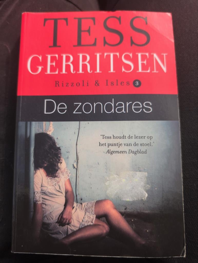 Tess Gerritsen - De zondares (Rizzoli & Isles 3), Ophalen of Verzenden