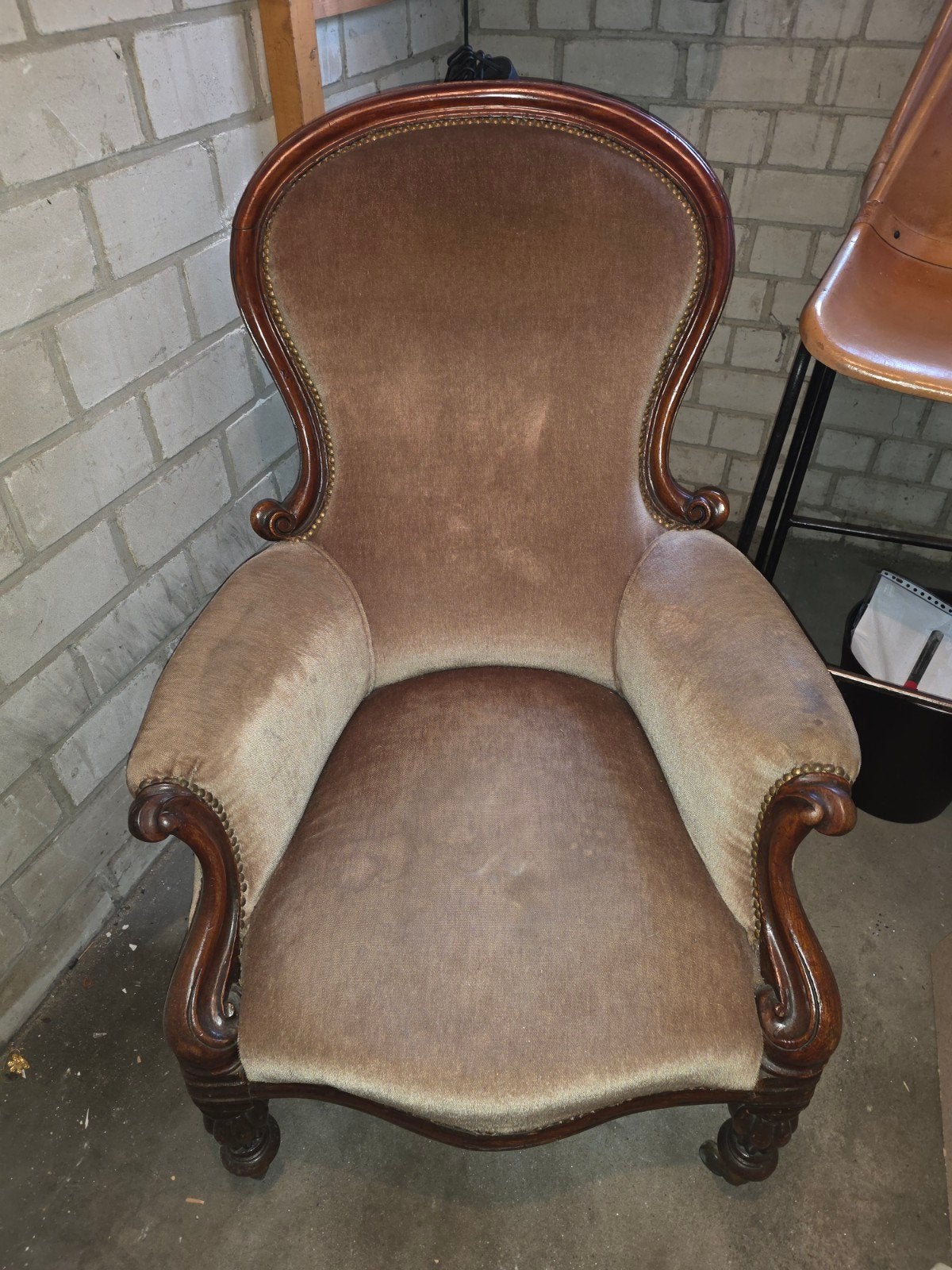 Antieke Biedermeier Fauteuil in Goede Staat, Antiek en Kunst, Ophalen
