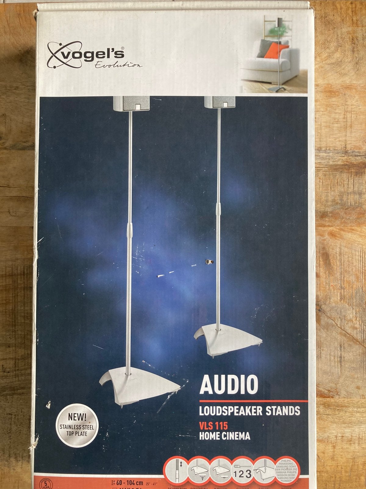 Vogel’s VLS 115 Luidsprekerstandaard, Overige typen, Nieuw, Minder dan 60 watt, Ophalen